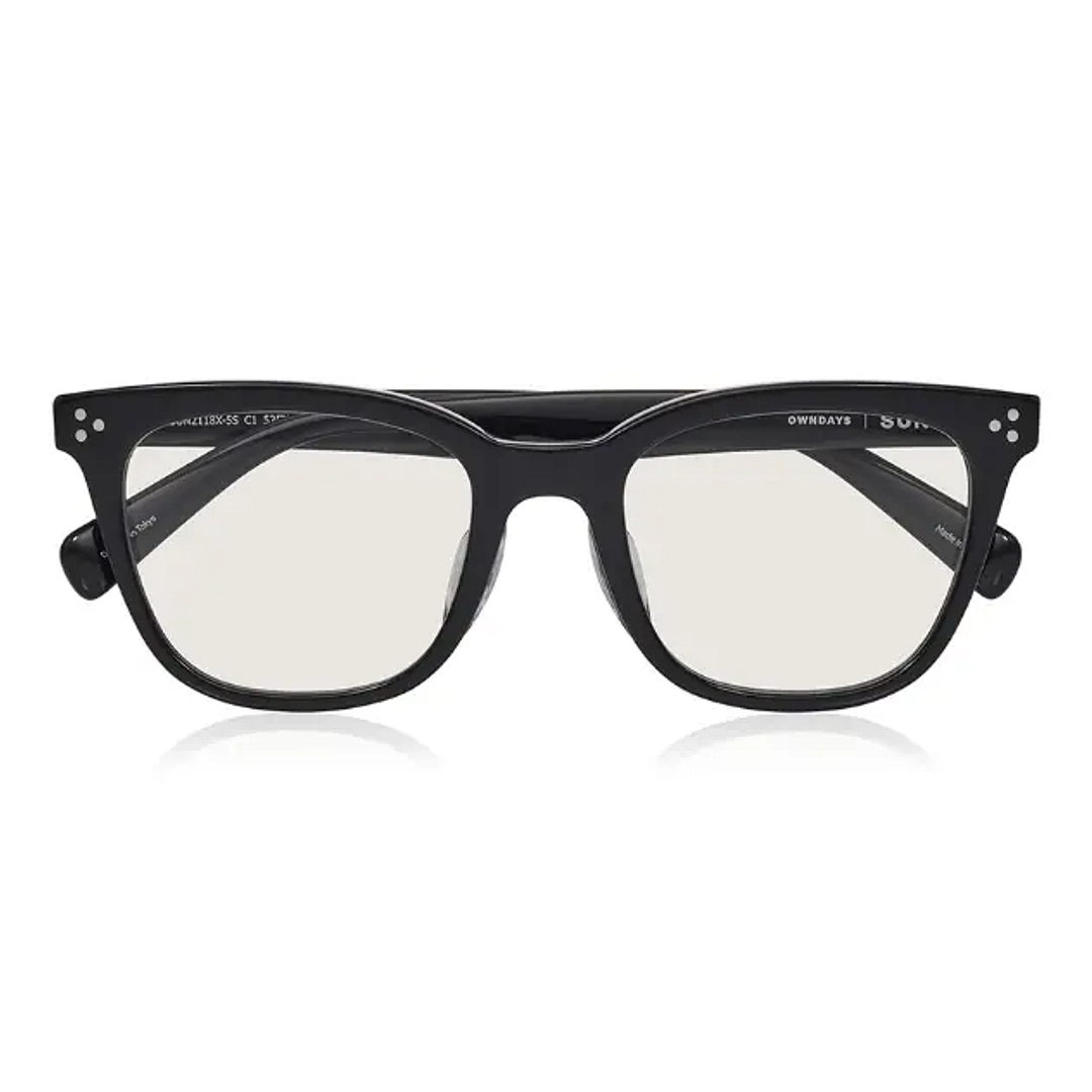 OWNDAYS | SUN Black Full Rim Wellington left side